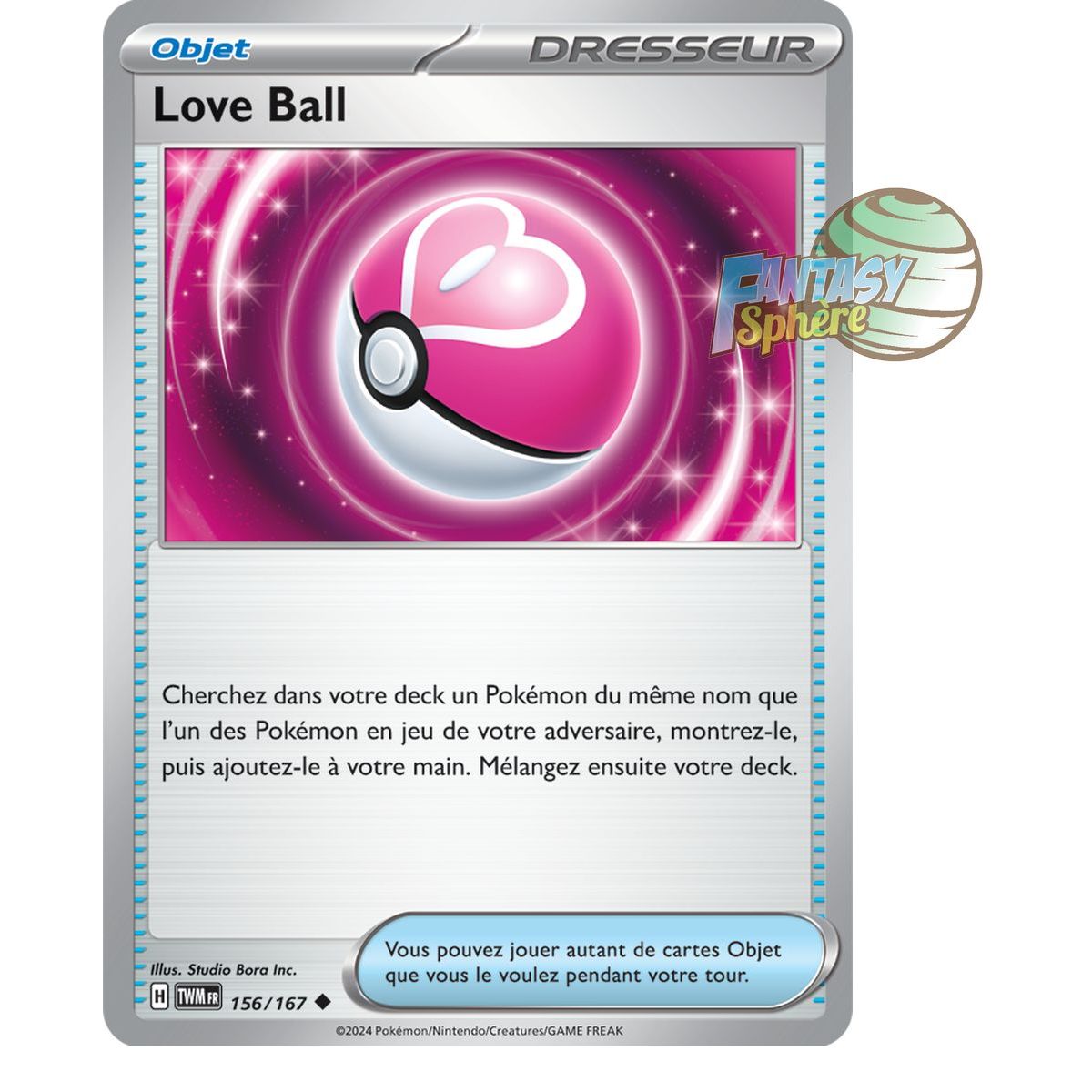 Item Love Ball - Reverse 156/167 - Ecarlate et Violet Mascarade Crépusculaire