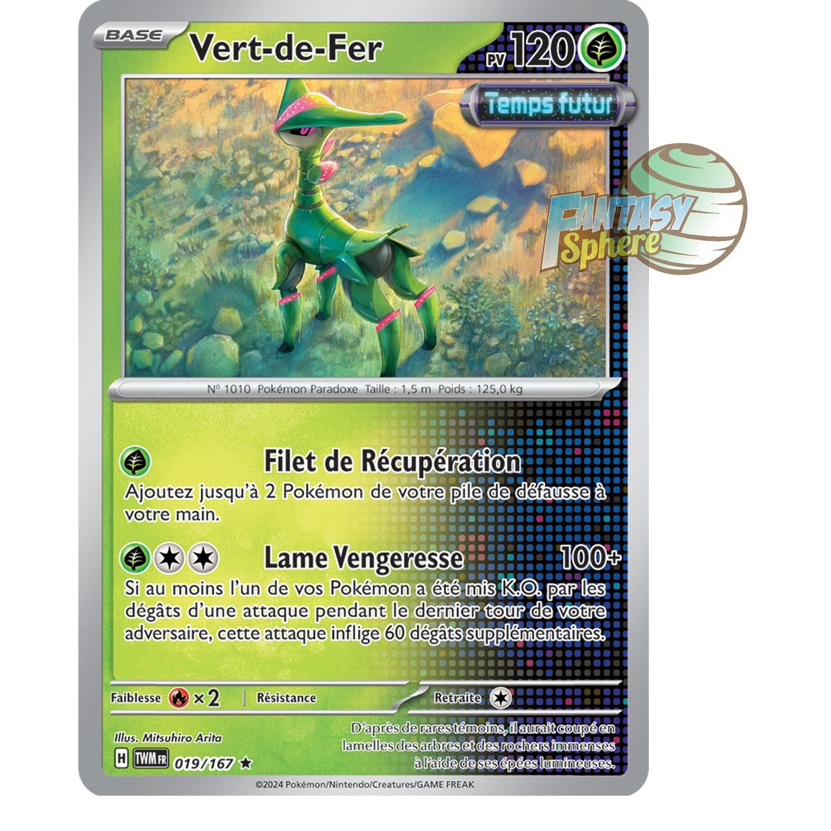 Item Vert-de-Fer - Holo Rare 19/167 - Ecarlate et Violet Mascarade Crépusculaire