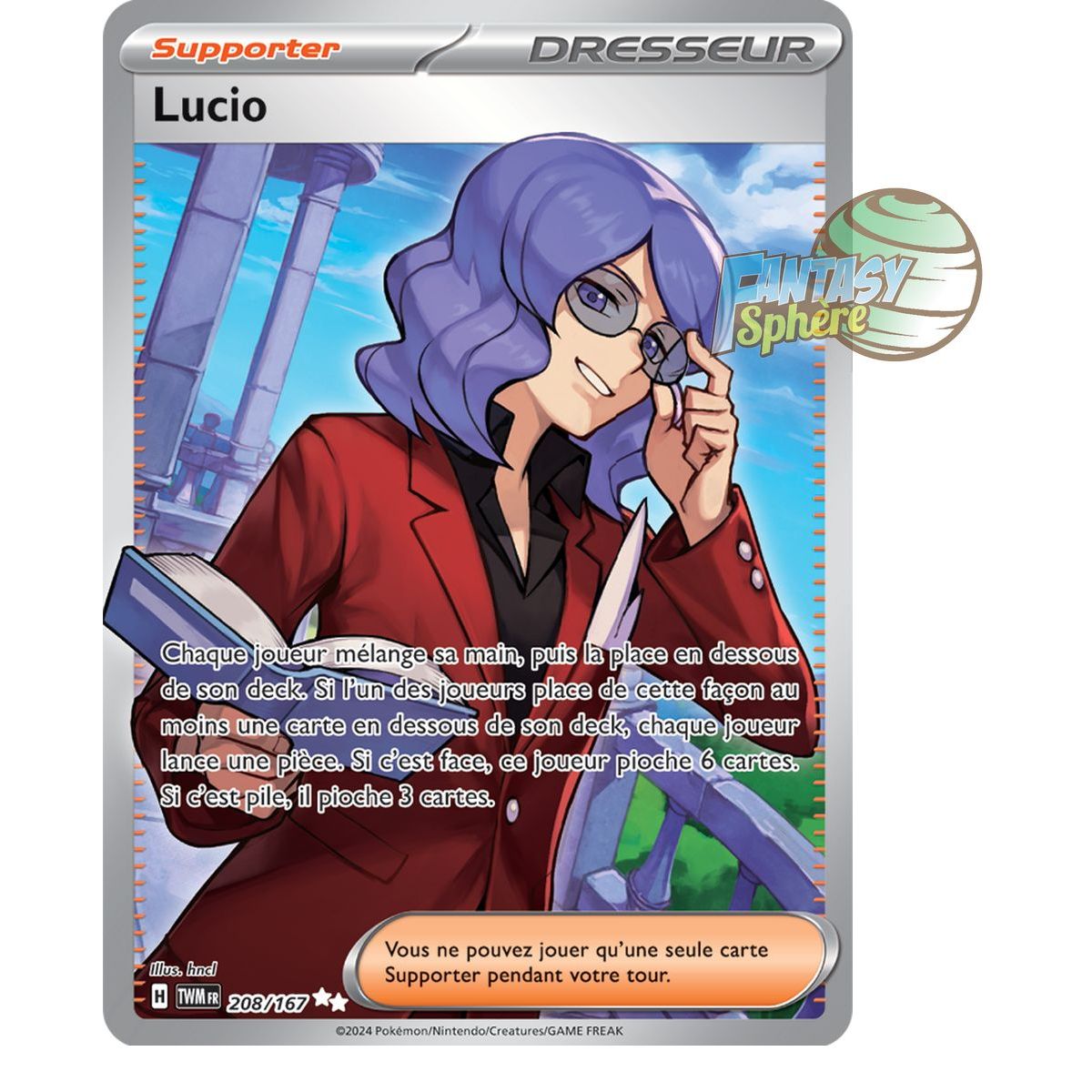 Item Lucio - Ultra Rare 208/167 - Ecarlate et Violet Mascarade Crépusculaire