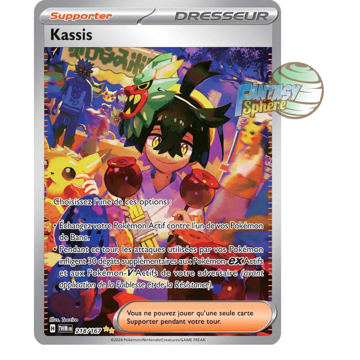 Kassis - Special Illustration Rare 218/167 - Ecarlate et Violet Mascarade Crépusculaire