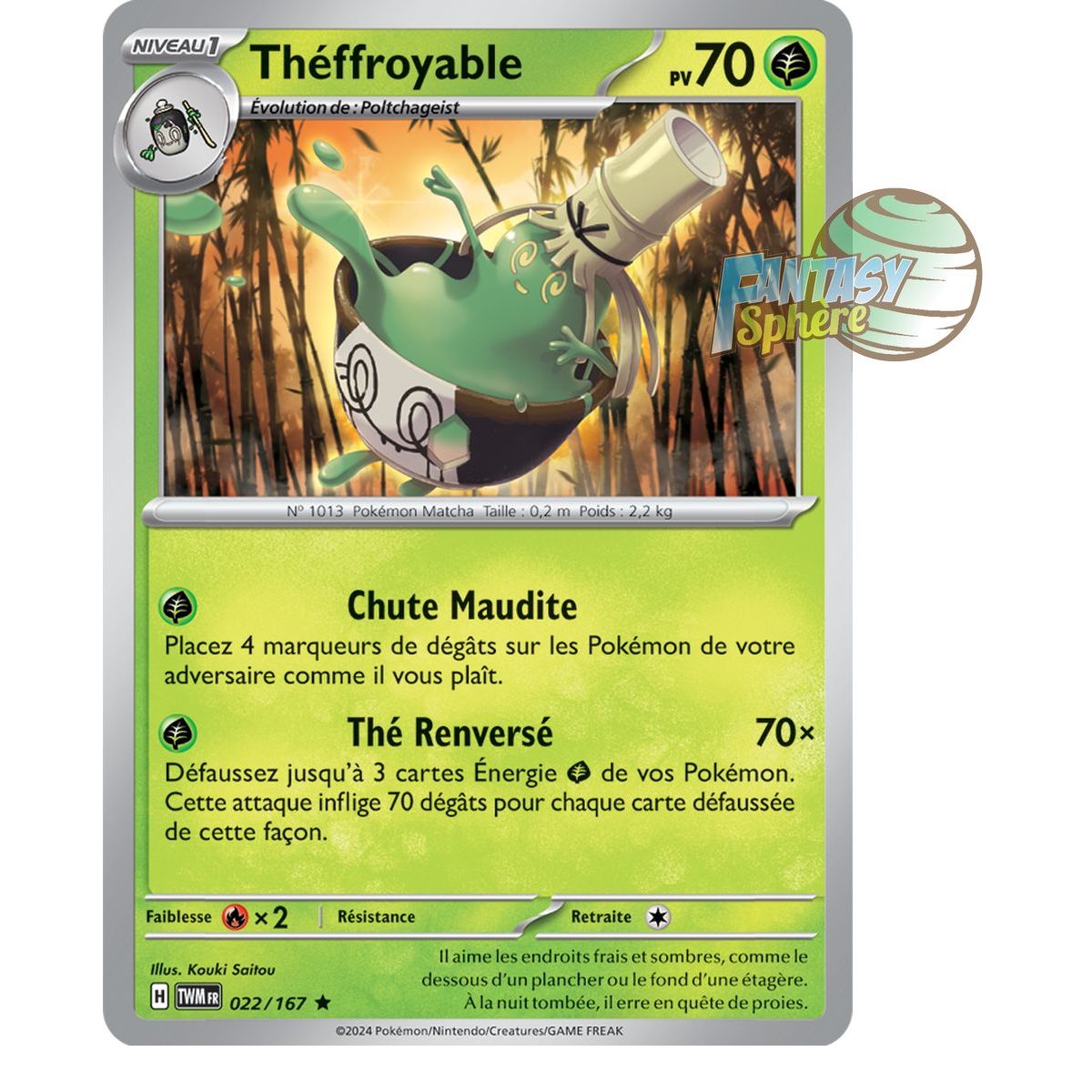 Théffroyable - Holo Rare 22/167 - Ecarlate et Violet Mascarade Crépusculaire