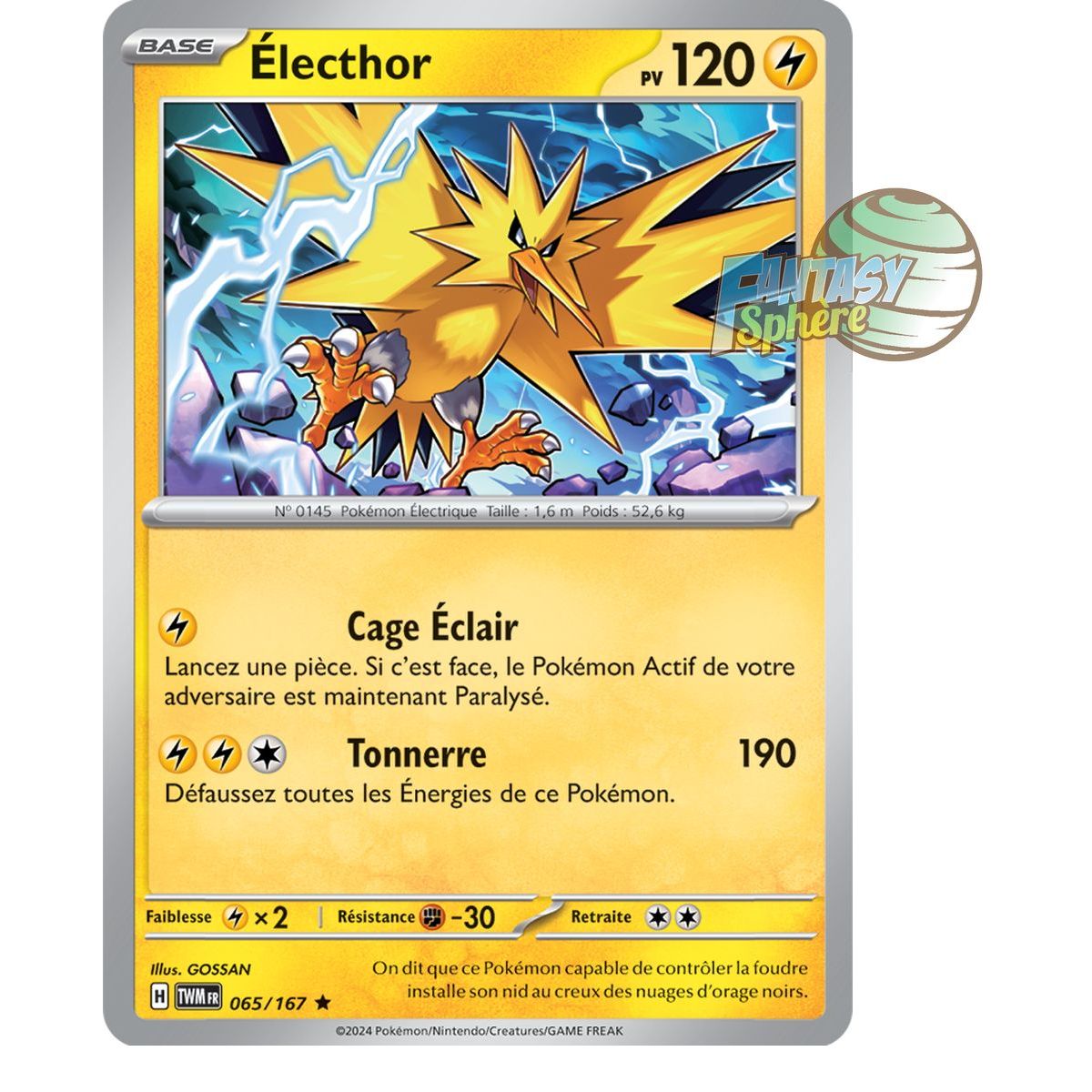 Électhor - Holo Rare 65/167 - Ecarlate et Violet Mascarade Crépusculaire