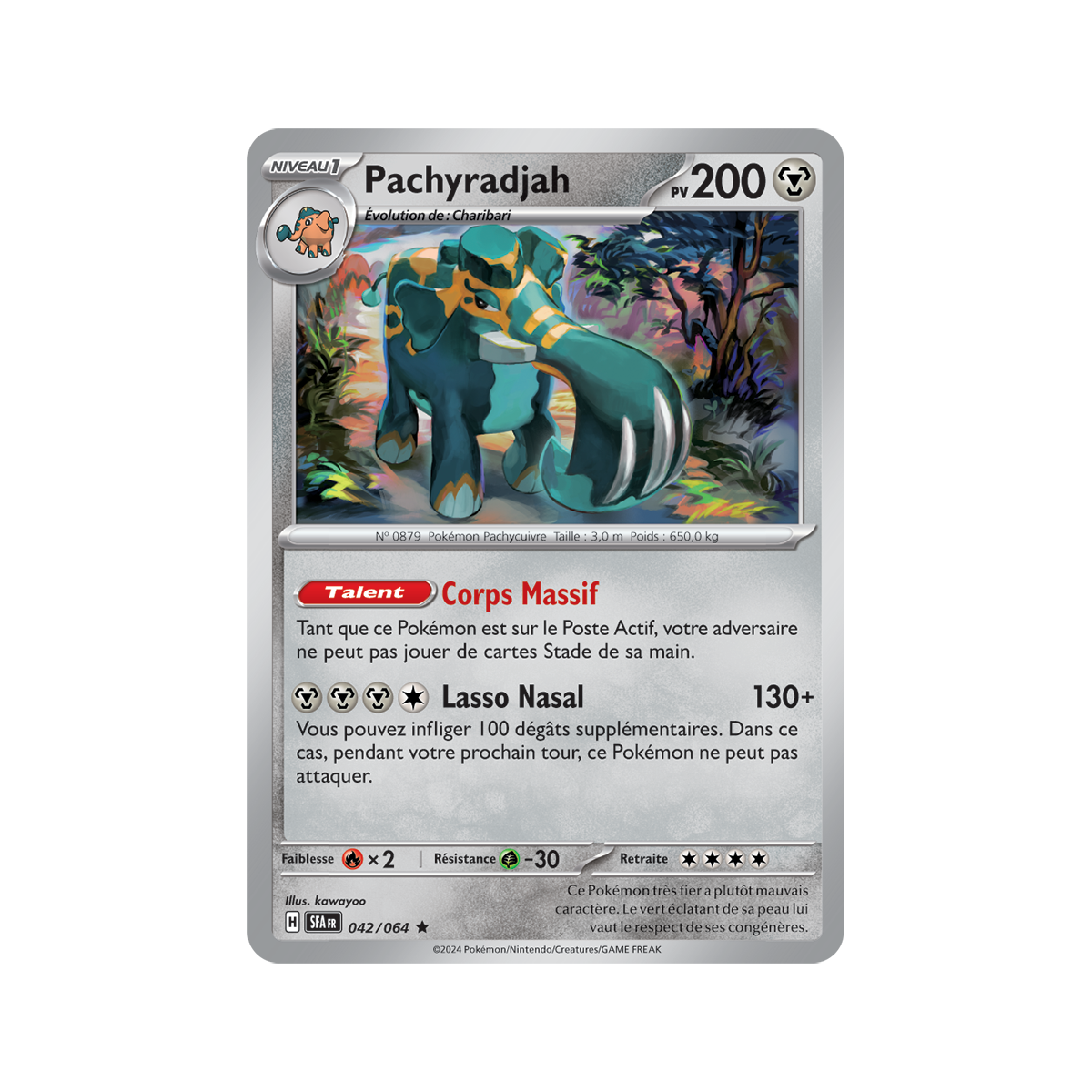 Pachyradjah - Holo Rare 42/64 - Ecarlate et Violet Fable Nébuleuse