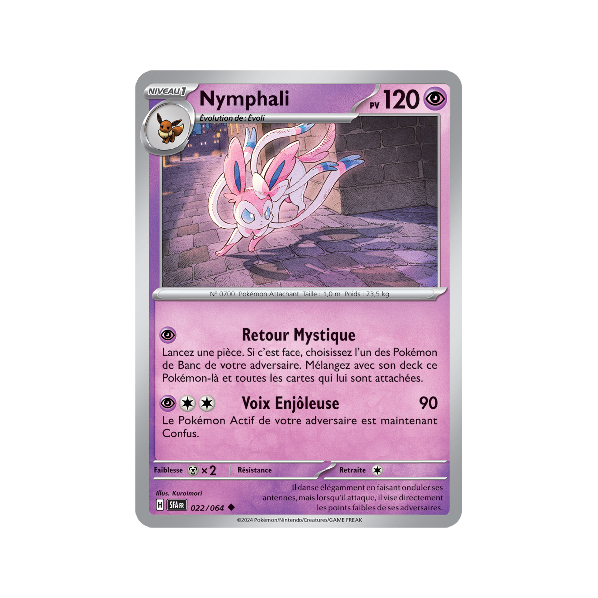 Item Nymphali - Reverse 22/64 - Ecarlate et Violet Fable Nébuleuse