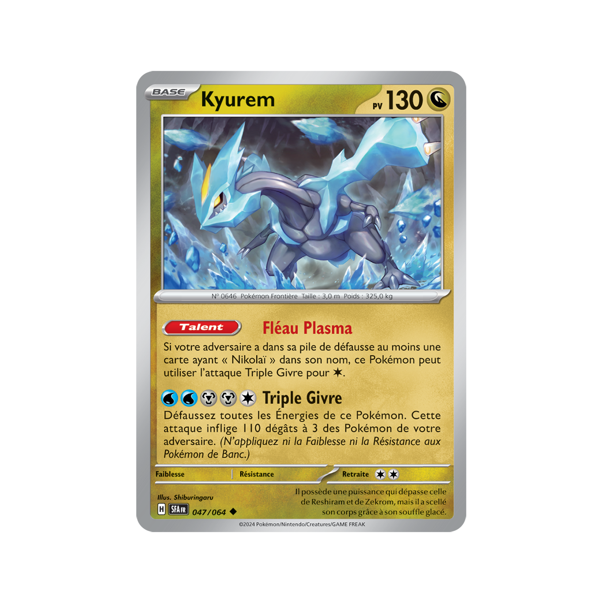 Kyurem - Reverse 47/64 - Ecarlate et Violet Fable Nébuleuse