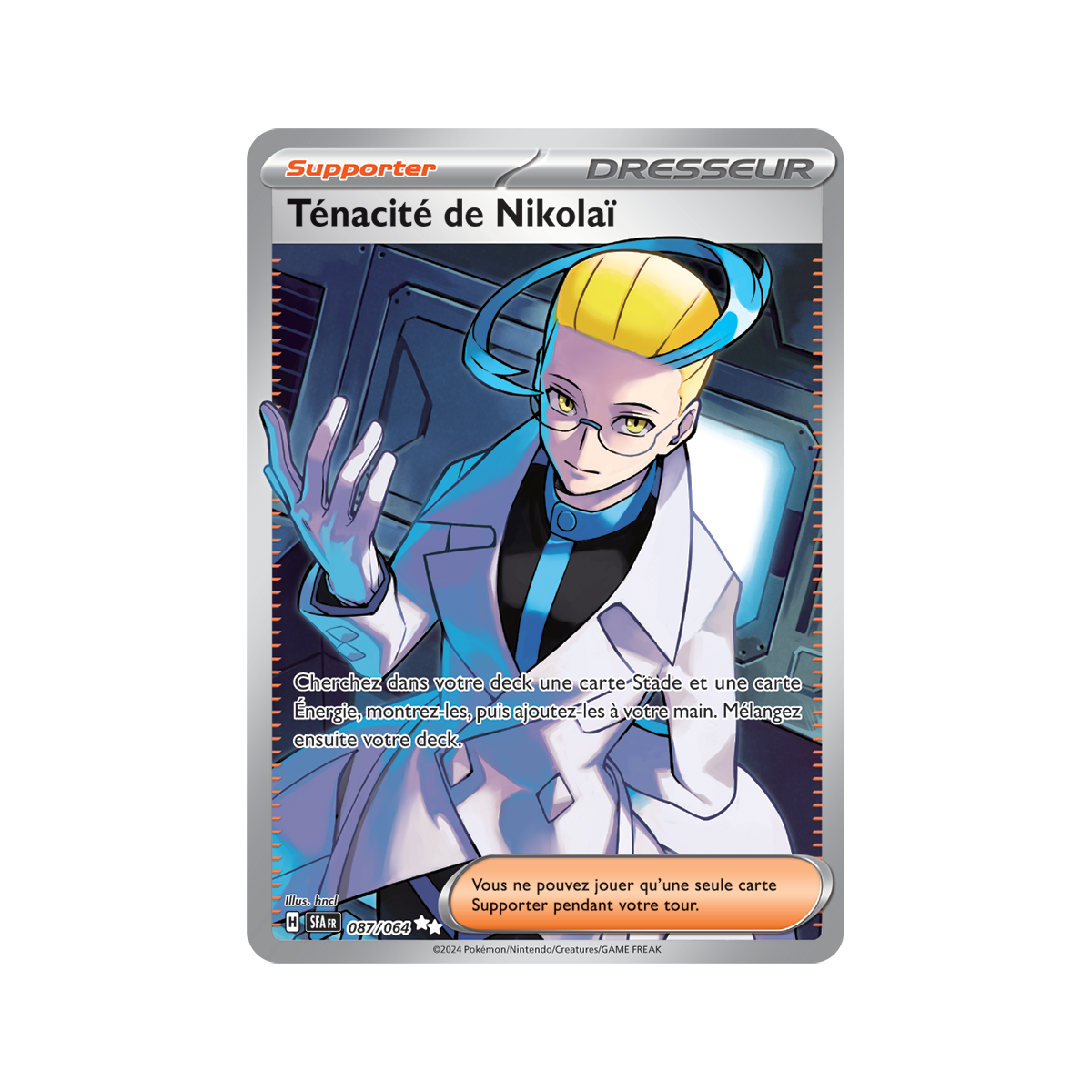 Ténacité de Nikolaï - Full Art Ultra Rare 87/64 - Ecarlate et Violet Fable Nébuleuse