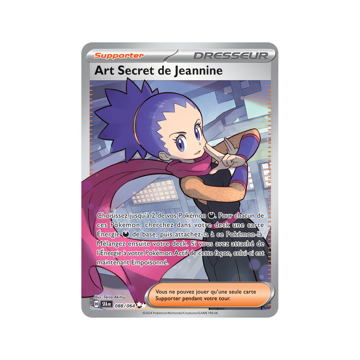 Art Secret de Jeannine - Full Art Ultra Rare 88/64 - Ecarlate et Violet Fable Nébuleuse