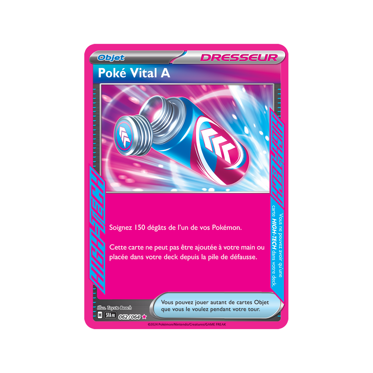 Poké Vital A - ACE SPEC rare 62/64 - Ecarlate et Violet Fable Nébuleuse