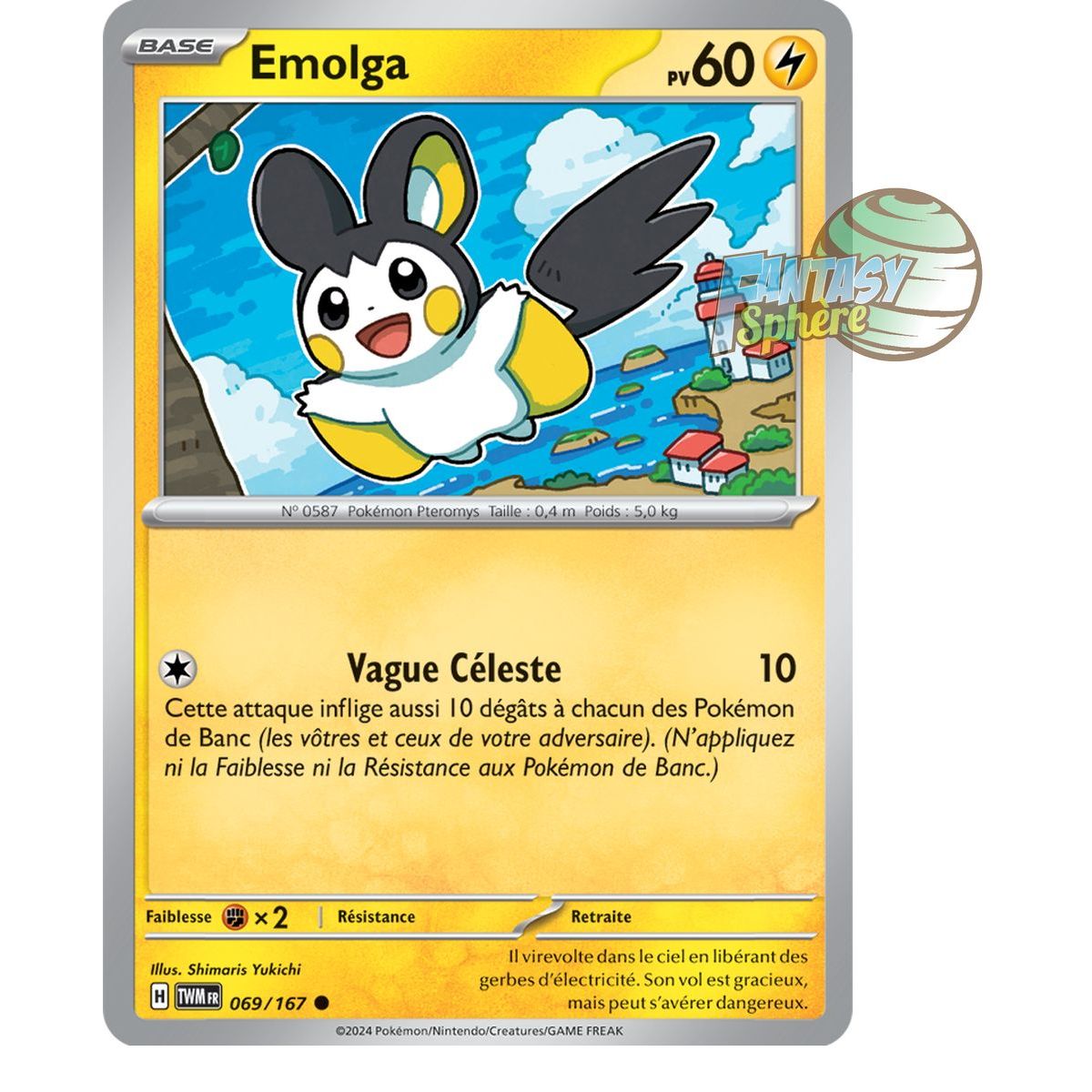 Item Emolga - Reverse 69/167 - Ecarlate et Violet Mascarade Crépusculaire