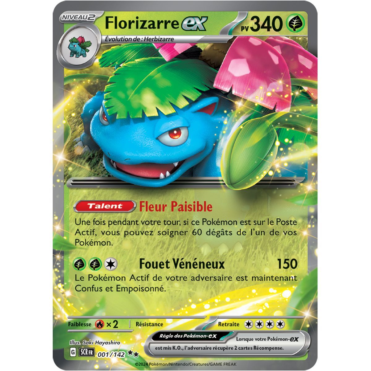 Item Florizarre EX - Double Rare 1/142 - Ecarlate et Violet Couronne Stellaire