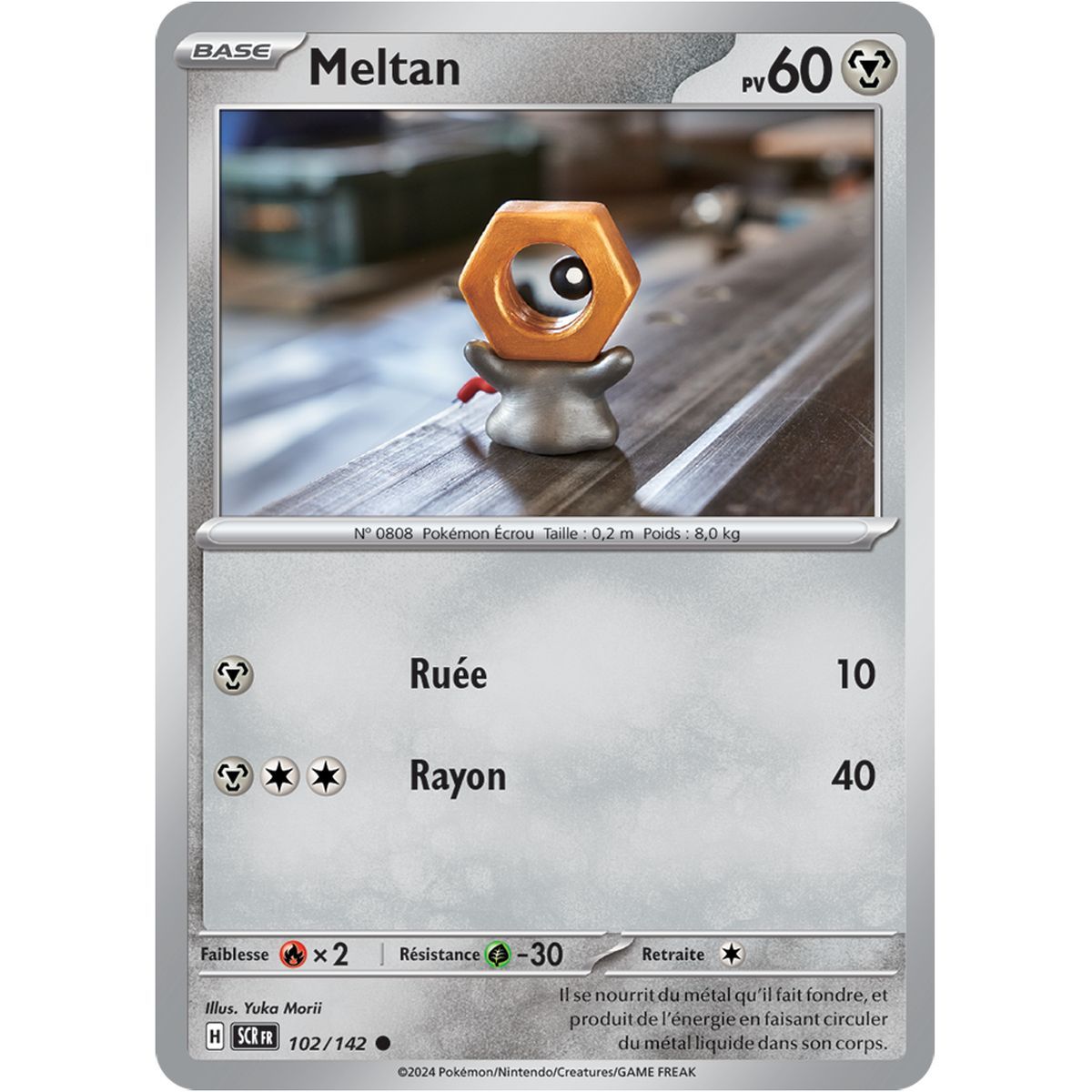 Meltan - Commune 102/142 - Ecarlate et Violet Couronne Stellaire