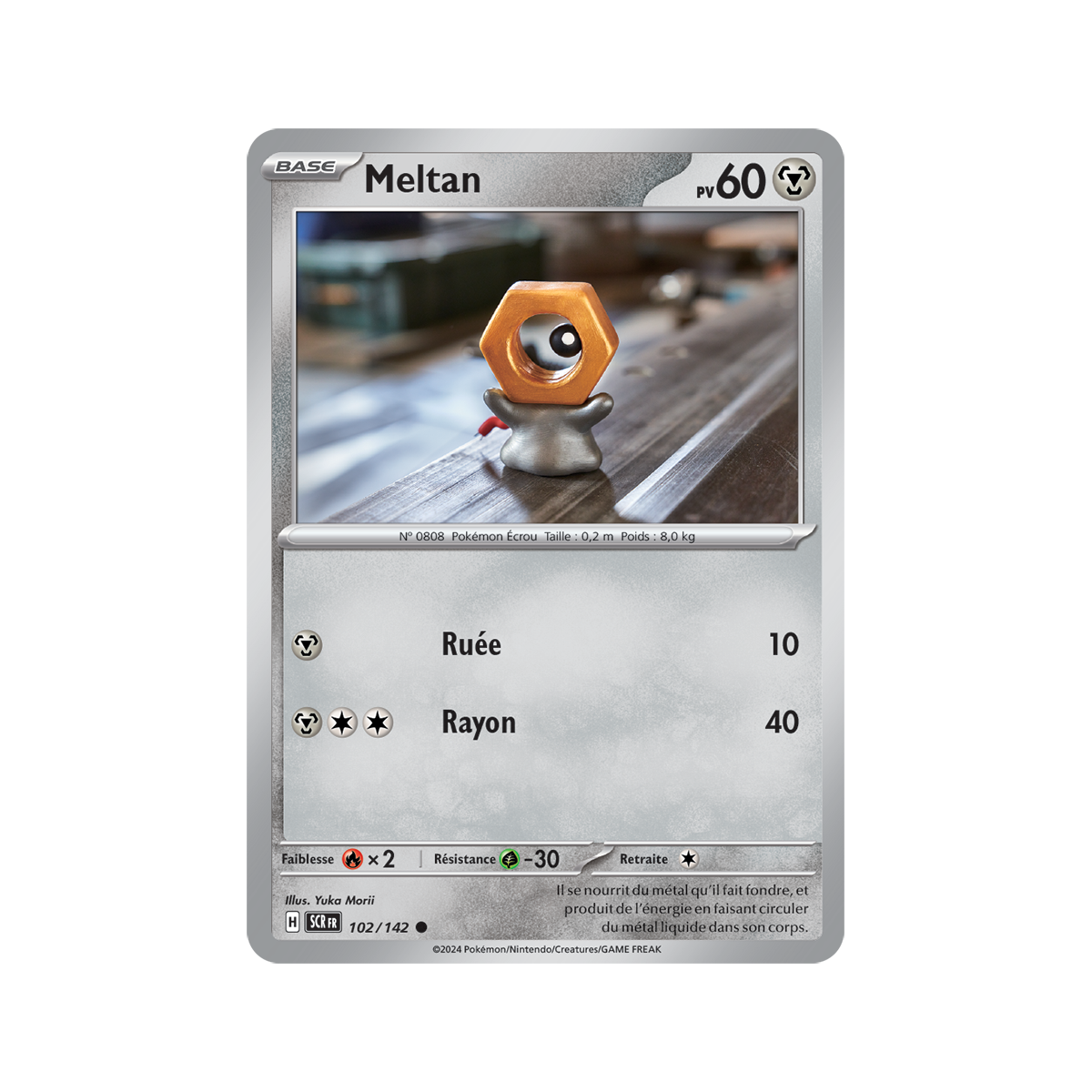 Item Meltan - Reverse 102/142 - Ecarlate et Violet Couronne Stellaire