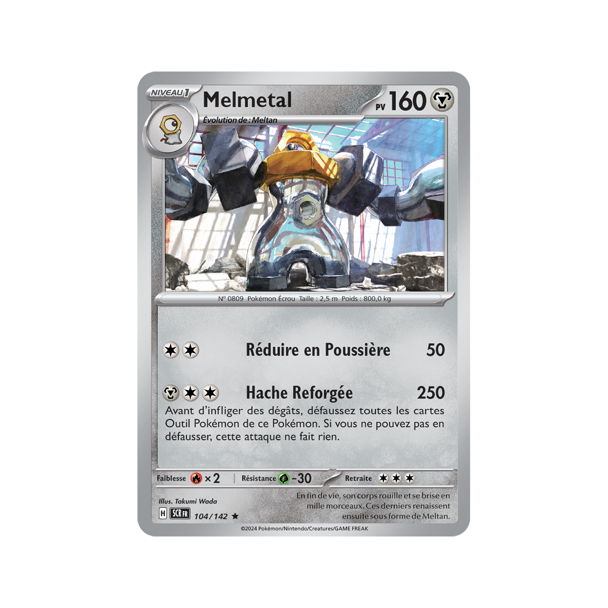 Melmetal - Holo Rare 104/142 - Ecarlate et Violet Couronne Stellaire