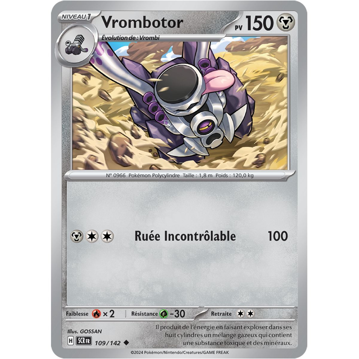 Vrombotor - Peu Commune 109/142 - Ecarlate et Violet Couronne Stellaire