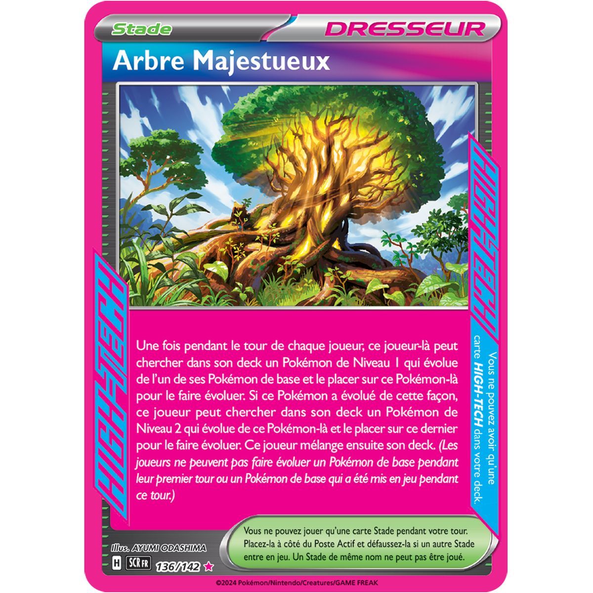 Arbre Majestueux - ACE SPEC rare 136/142 - Ecarlate et Violet Couronne Stellaire