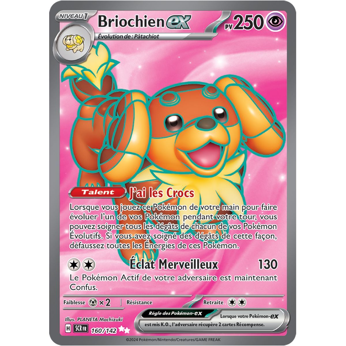 Briochien EX - Ultra Rare 160/142 - Ecarlate et Violet Couronne Stellaire