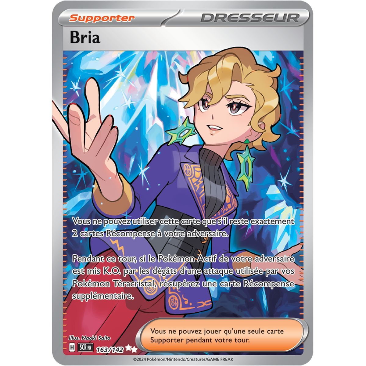 Item Bria - Ultra Rare 163/142 - Ecarlate et Violet Couronne Stellaire