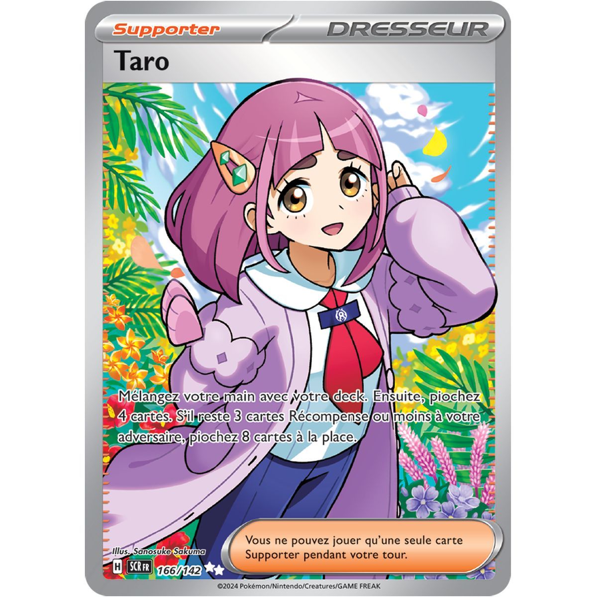 Taro - Ultra Rare 166/142 - Ecarlate et Violet Couronne Stellaire