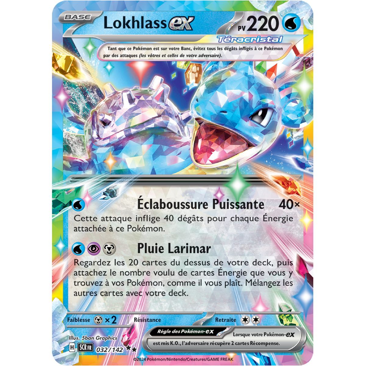 Item Lokhlass EX - Double Rare 32/142 - Ecarlate et Violet Couronne Stellaire