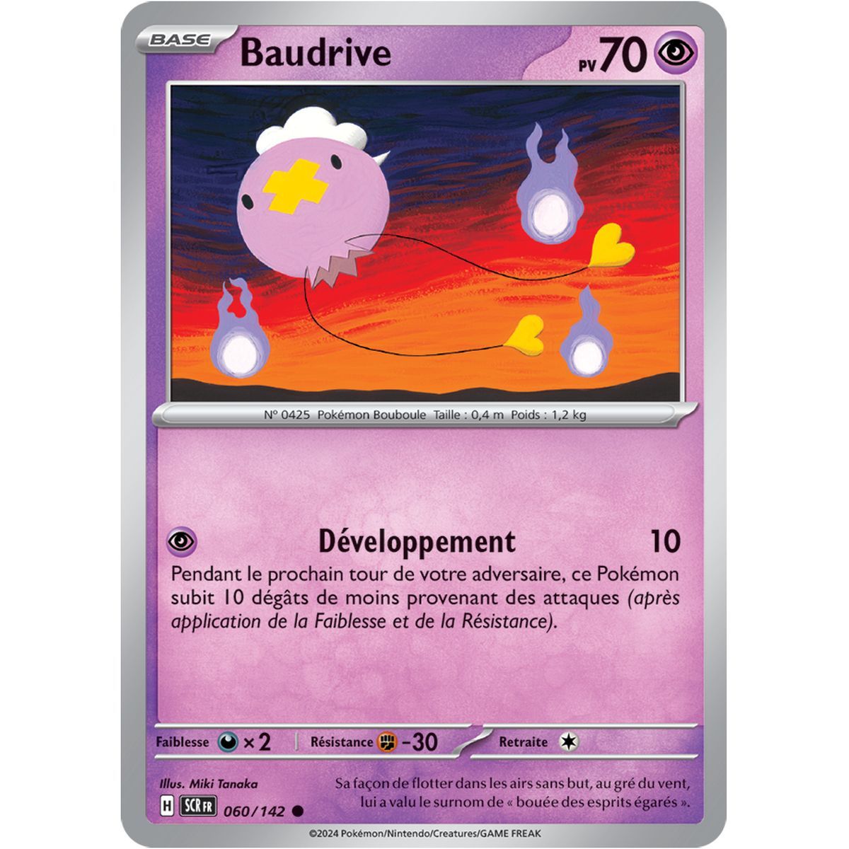 Baudrive - Commune 60/142 - Ecarlate et Violet Couronne Stellaire