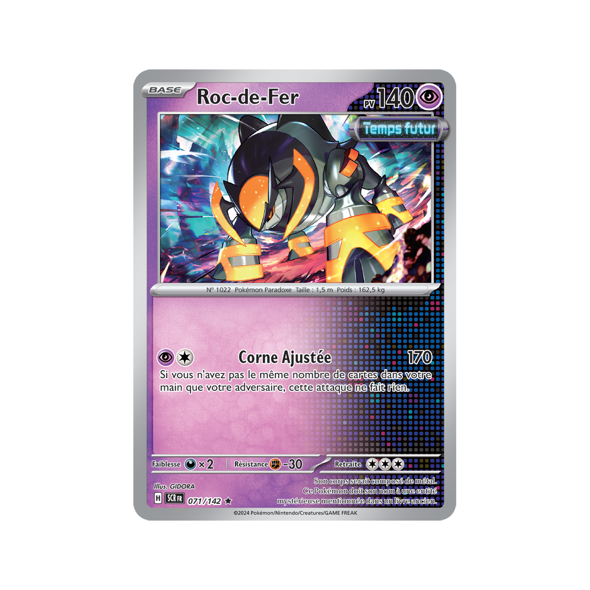 Roc-de-Fer - Holo Rare 71/142 - Ecarlate et Violet Couronne Stellaire