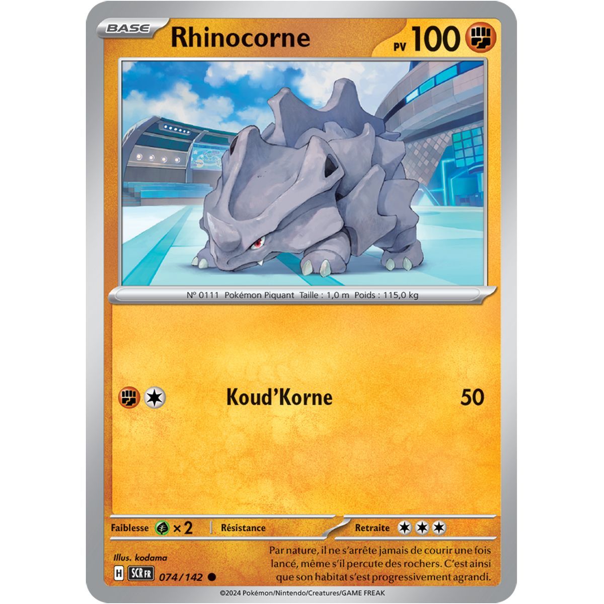 Rhinocorne - Commune 74/142 - Ecarlate et Violet Couronne Stellaire