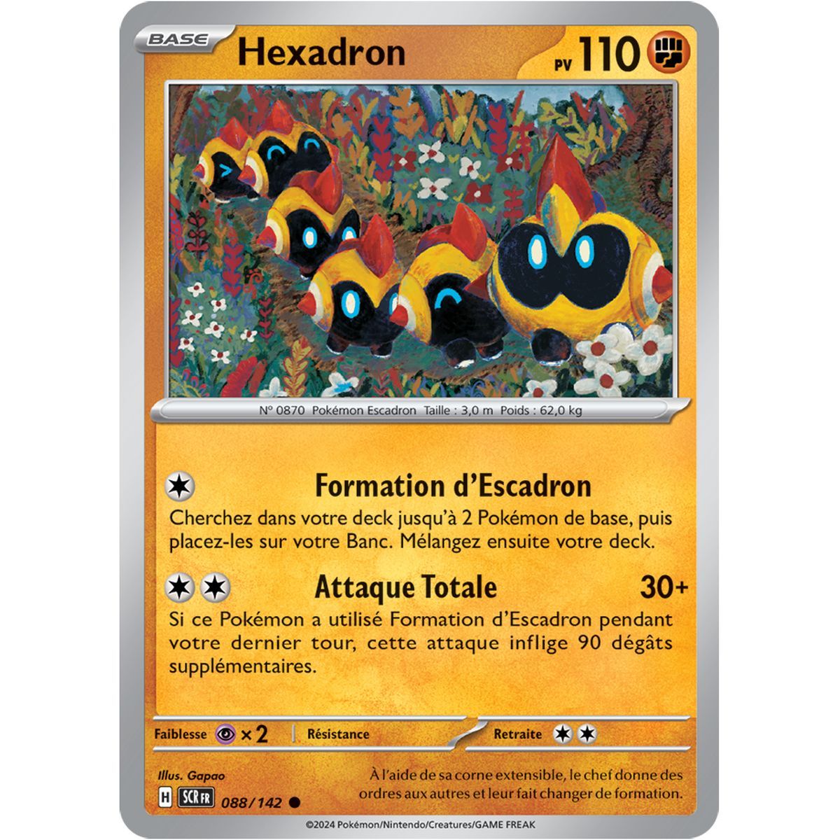 Hexadron - Commune 88/142 - Ecarlate et Violet Couronne Stellaire