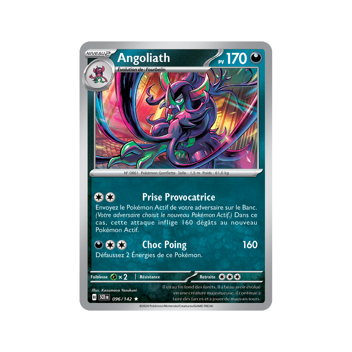 Angoliath - Holo Rare 96/142 - Ecarlate et Violet Couronne Stellaire