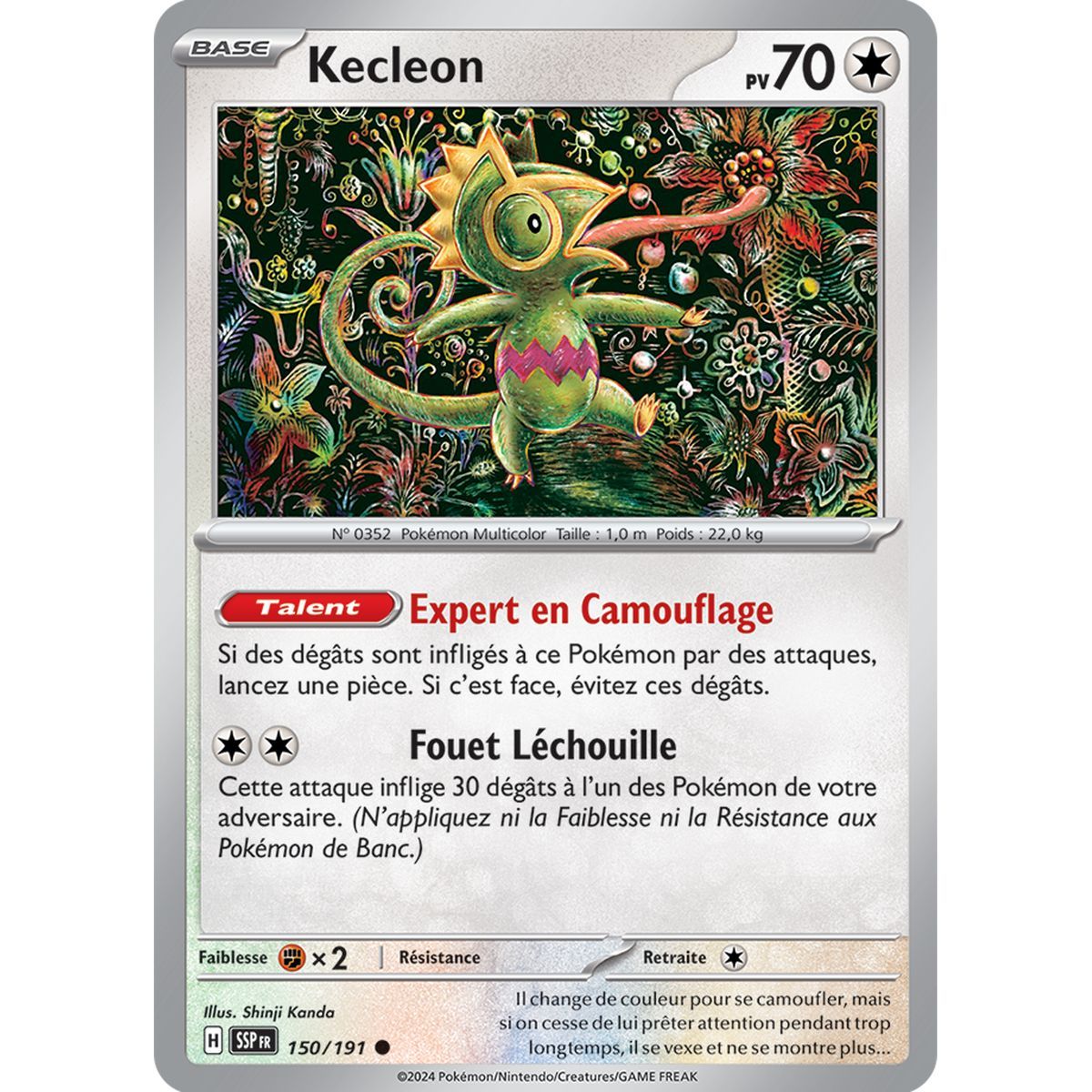 Kecleon - Reverse 150/191 - Ecarlate et Violet Etincelle Déferlante