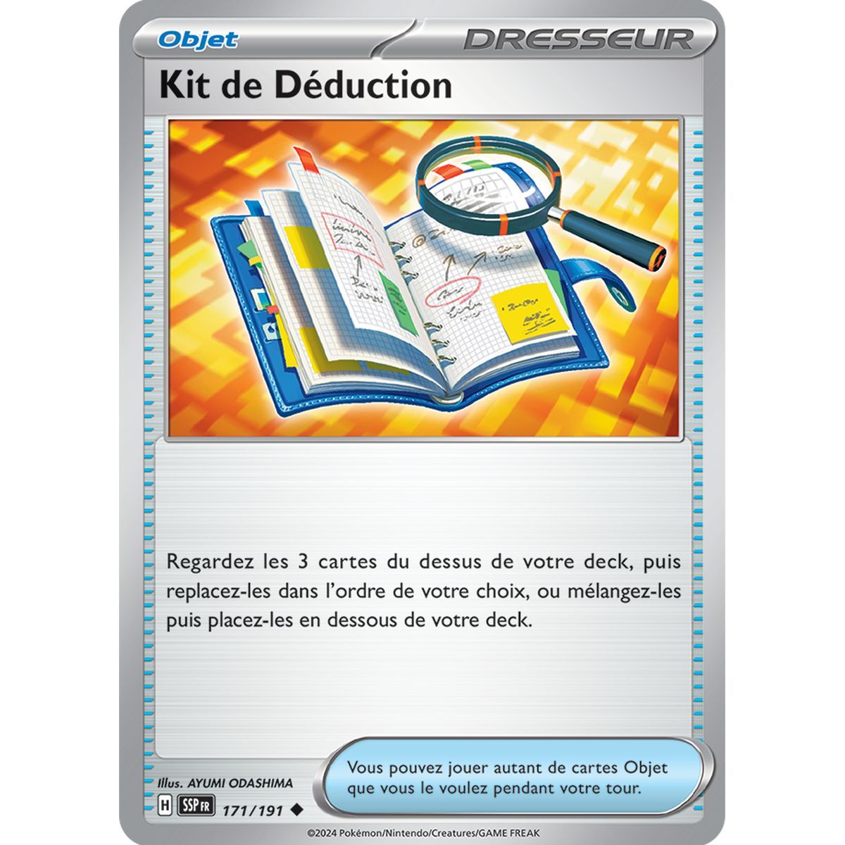 Kit de Déduction - Reverse 171/191 - Ecarlate et Violet Etincelle Déferlante