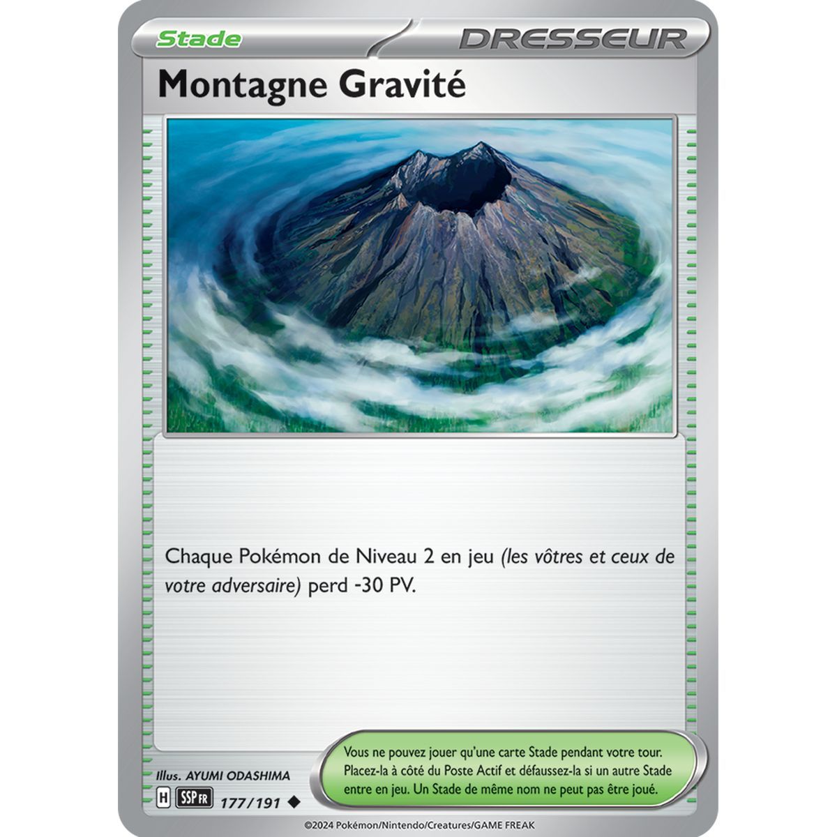 Montagne Gravité - Reverse 177/191 - Ecarlate et Violet Etincelle Déferlante