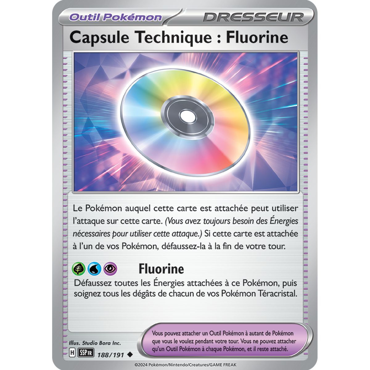 Capsule Technique : Fluorine - Peu Commune 188/191 - Ecarlate et Violet Etincelle Déferlante