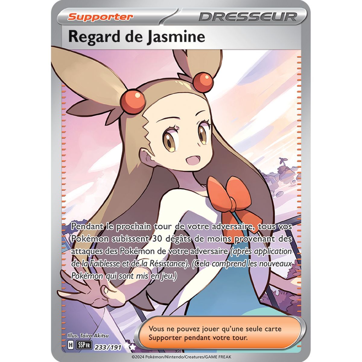 Regard de Jasmine - Ultra Rare 233/191 - Ecarlate et Violet Etincelle Déferlante