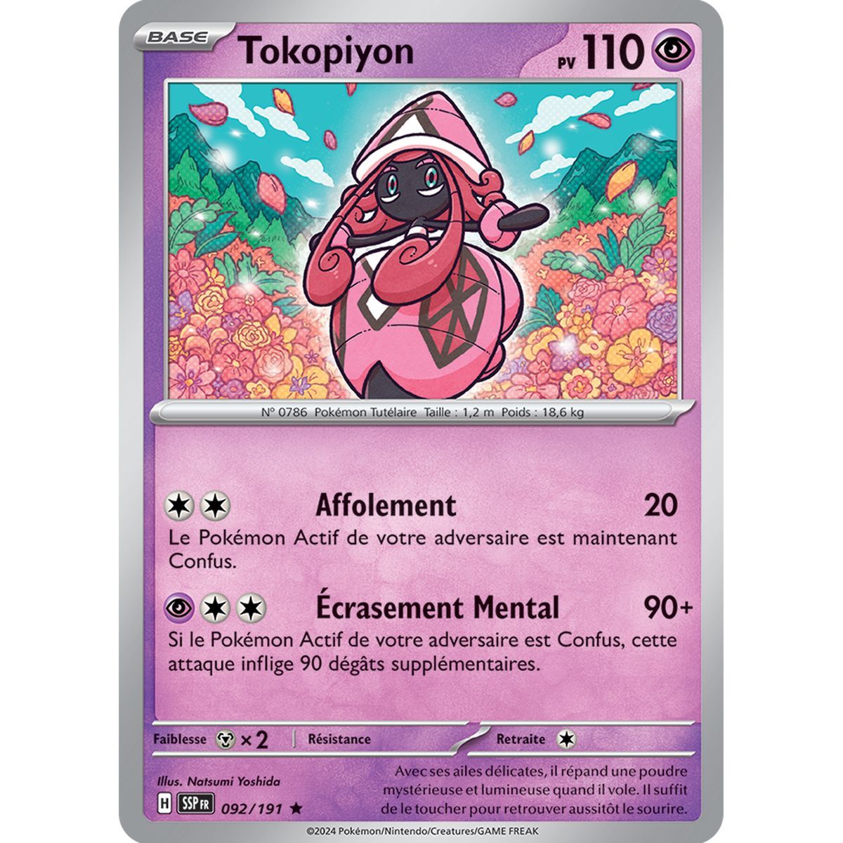 Tokopiyon - Holo Rare 92/191 - Ecarlate et Violet Etincelle Déferlante