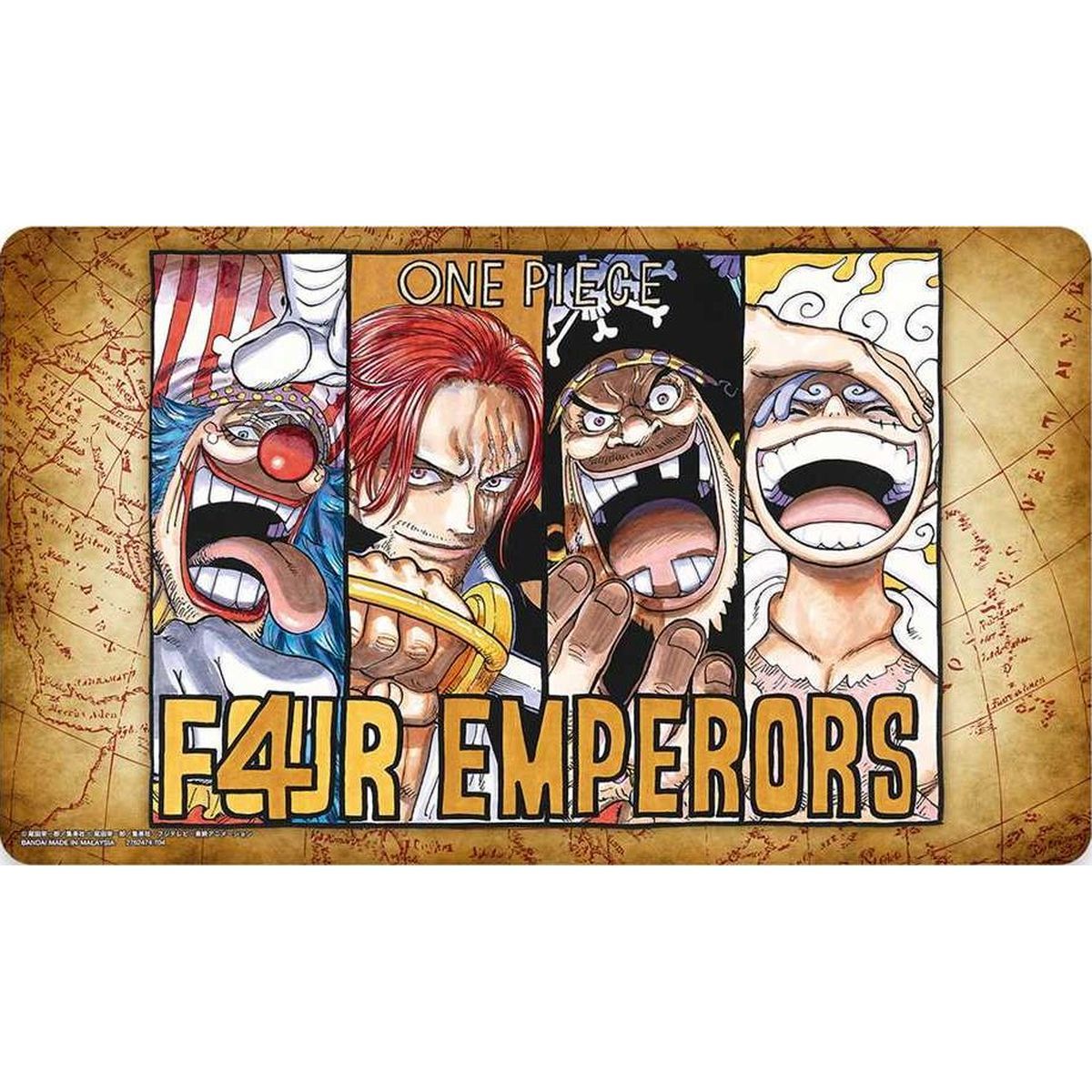 Tapis de Jeu - 4 Four Emperors - Limited Edition Vol.2 - One Piece Card Game - Scellé