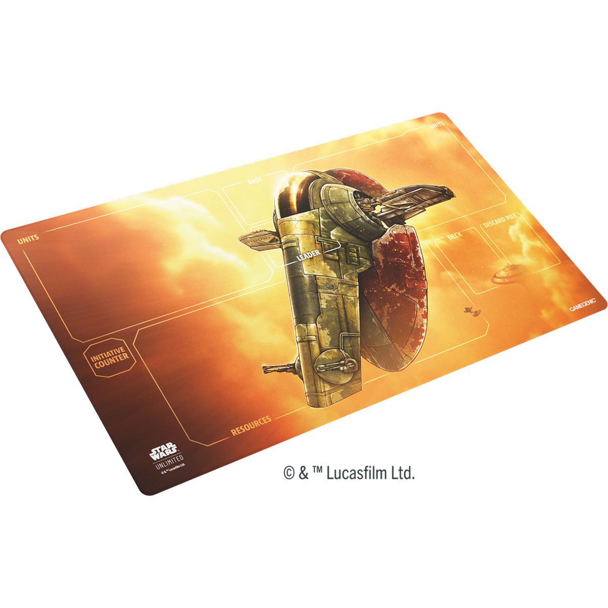 Tapis de Jeu - Playmat - Firespray de Boba Fett - Star Wars : Unlimited - Gamegenic