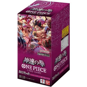 photo Boite de 24 Boosters - OP11 : A Fist of Divine Speed - One Piece CG - Japonais