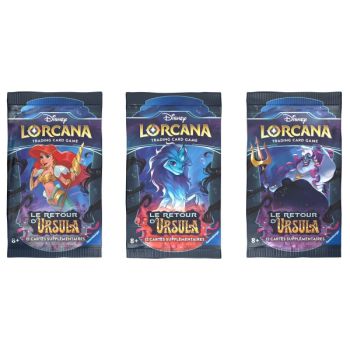 Disney Lorcana - Boîte de 24 Boosters - Chapitre 4 - Le retour d’Ursula - FR