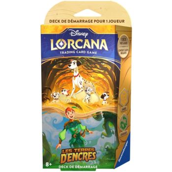 Disney Lorcana - Deck De Démarrage - Chapitre 3 - Les Terres D'encres-FR Peter Pan/ Pongo