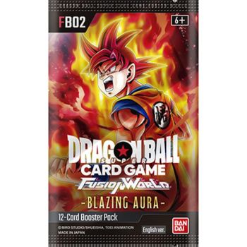 Boite de 24 Boosters - Blazing Aura - FB02 - Dragon Ball Super CG Fusion World - EN