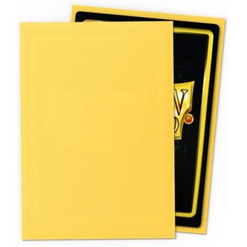 Dragon Shield Small Sleeves - Matte Yellow (60)