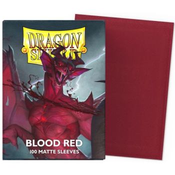 Dragon Shield - Standard Sleeves - Matte Blood Red (100)