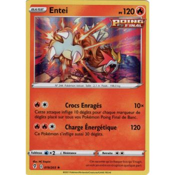 photo Entei - Holo Rare 19/203 - Epee et Bouclier 7 Evolution Celeste