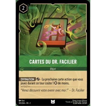 Item Cartes du Dr. Facilier - 101/204 - FC - Premier Chapitre - Brillante - Premium - Français