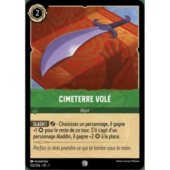 Item Cimeterre volé - 102/204 - FC - Premier Chapitre - Brillante - Premium - Français