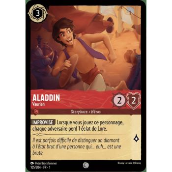 Item Aladdin, Vaurien - 105/204 - FC - Premier Chapitre - Commune - Français