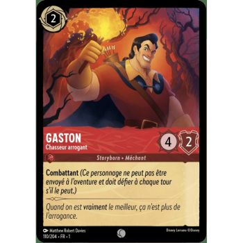 Item Gaston, Chasseur arrogant - 110/204 - FC - Premier Chapitre - Brillante - Premium - Français