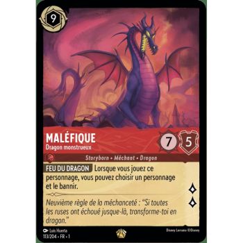 Item Maléfique, Dragon monstrueux - 113/204 - FC - Premier Chapitre - Légendaire - Français