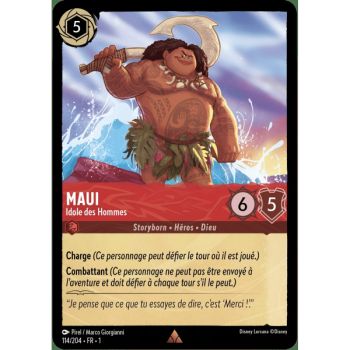 Item Maui, Idole des Hommes - 114/204 - FC - Premier Chapitre - Rare - Français