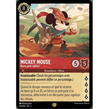 Item Mickey Mouse, Brave petit tailleur - 115/204 - FC - Premier Chapitre - Légendaire - Français